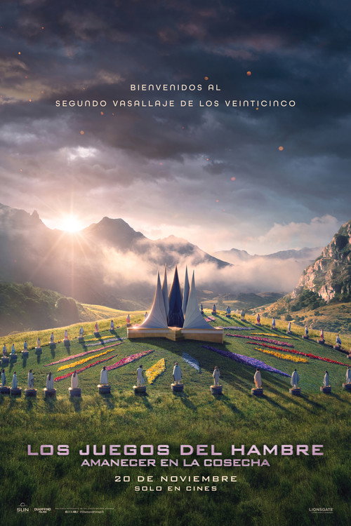 Cartel de Los Juegos del Hambre: Amanecer en la cosecha