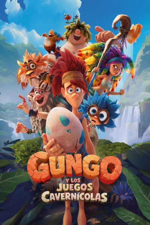 Cartel de Gungo y Los Juegos Cavernícolas